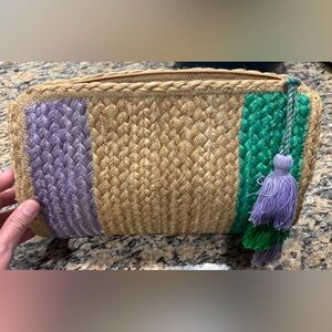 Shiraleah Chicago Tan Woven Clutch